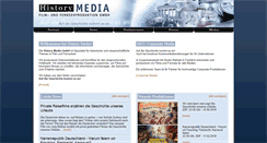 Desktop Screenshot of history-media.de